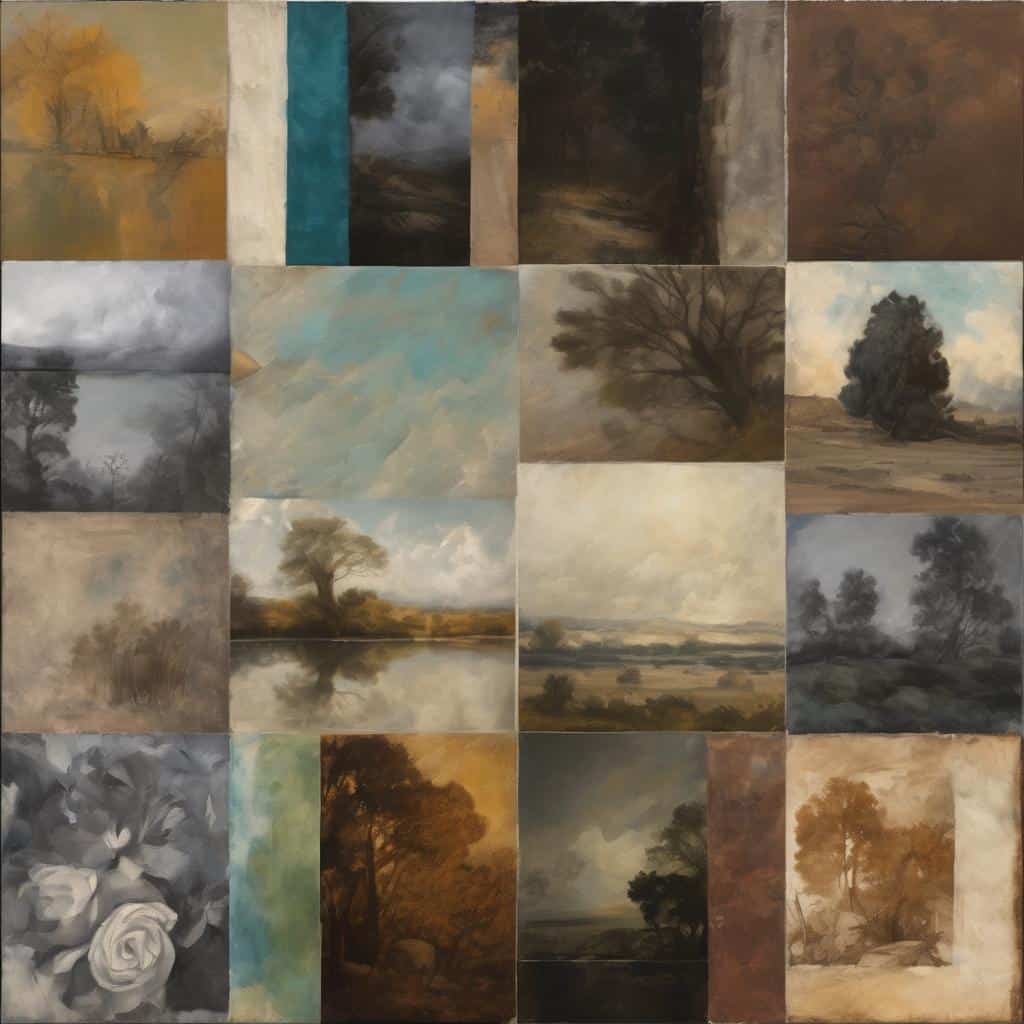 Ουρανοί και τοπία σε καμβά, εκφράζουν την τέχνη και τις καλλιτεχνικές κινήσεις.